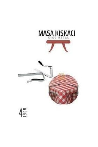 Masa Örtüsü Mandalı Metal 8 Adet Genel