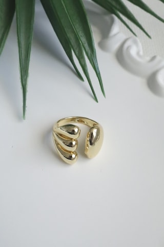 Kadın Yüzük Bombeli Pençe Ayarlanabilir Yüzük Çok Renkli