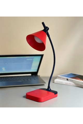 Dokunmatik Şarjlı Masa Lambası Kırmızı