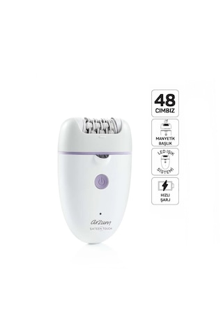 Epilatör Epilasyon Cihazı 48 Cımbız Manyetik Başlık Led Işık Sistem - Hızlı Şarj Ar5173-02 5691