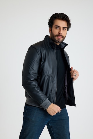 Franko Armondi Klasik Erkek Deri Ceket E56-kd-2906-24142 Siyah