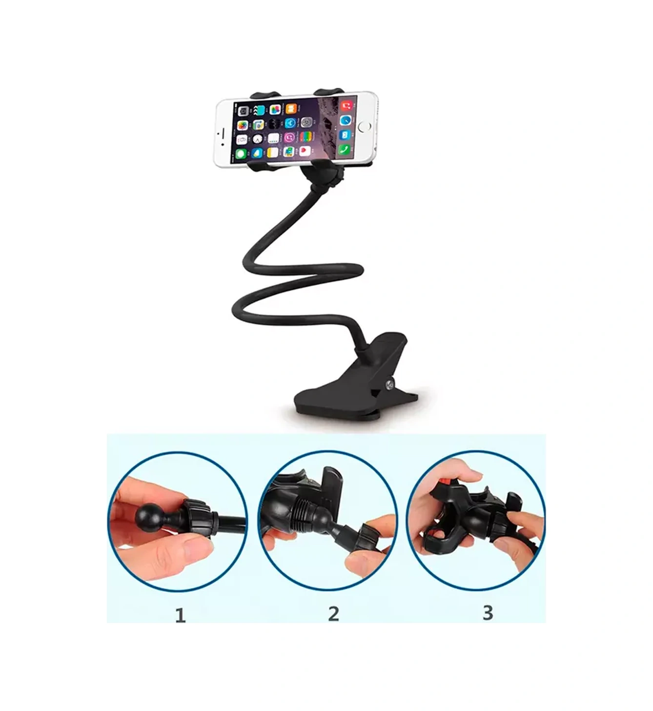 Ceholer Ph-1 Siyah Esnek Telefon Tutucu 179687315