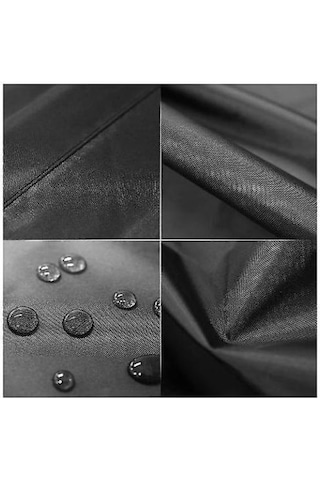 Yuvarlak Bahçe Mobilya Kapağı, Açık Masa Toz Kapağı 180 90 Cm Altın - Beyaz