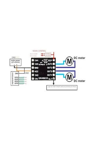 Drv8833 2 Kanal Motor Sürücü