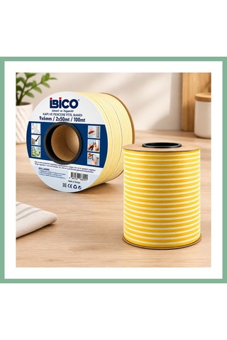 Bşkvirgo D Profil Kapı-pencere Fitili 9x6 Mm Beyaz - Bobin 2x50m 100 M Bsk2026