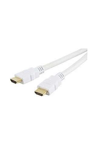 1 Metre Hdmi Kablo 1.kalite 3d 4k Full Hd Hdmi Tv Uydu Alıcısı Kablosu Beyaz