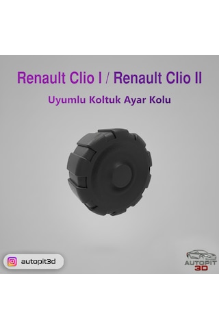 Renault Clıo I / Clıo Iı Uyumlu Koltuk Ayar Kolu Siyah