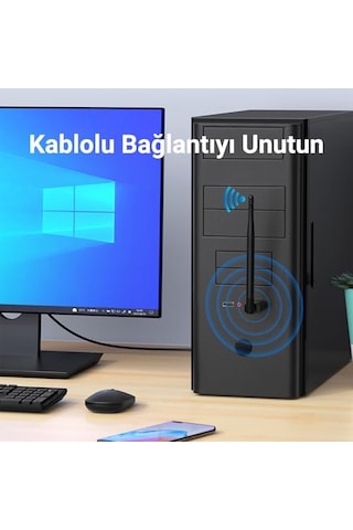 Ad082 300 Mbps Usb Wireless Adaptör Wifi Alıcı Verici Access Point