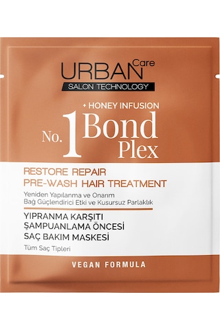 No.1 Bond Plex Restore Repair Yıpranma Karşıtı Şampuanlama Öncesi Saç Bakım Maskesi-50 Ml-vegan