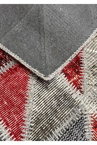El Dokuması Vintage Halı Özel Tasarım Patchwork Koleksiyonu Çok Renkli
