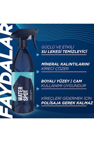 Gyeon Q²m Waterspot Kireç Çözücü Cam Su Lekesi Temizleyici1000 Ml