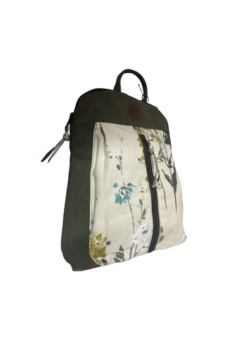 Vintage Kanvas Renkli Otantik Günlük Gezi Seyahat Sırt Çantası Lucas Bag 30 Cm X 37 Cm Haki