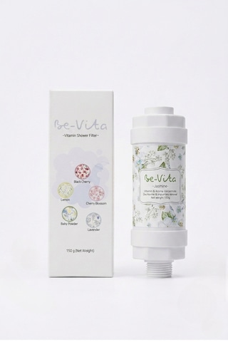 Jasmin C Vitaminli Aromatik Duş Filtresi - Saç Dökülme Karşıtı, Cilt Besleyici Klor Ve Kireç Arıtıcı Duş Filtresi 150gr Saydam