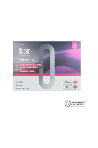 Ocean Formera L-karnitin 30 Tüp + Glukomannan 60 Kapsül Aromalı