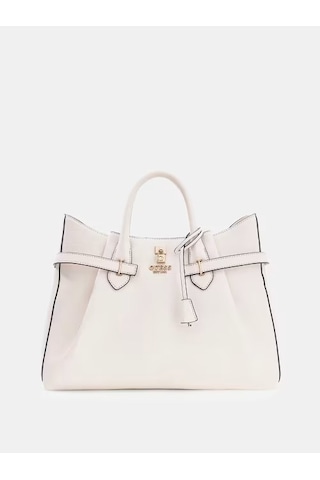Guess Yesba Saffiano Kadın El Çantası Hwbg7833070 Beyaz