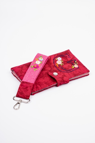 Fabric Craft Bag Kadın Cüzdanı & Anahtarlık Seti, İsimli, Kişiselleştirilebilir