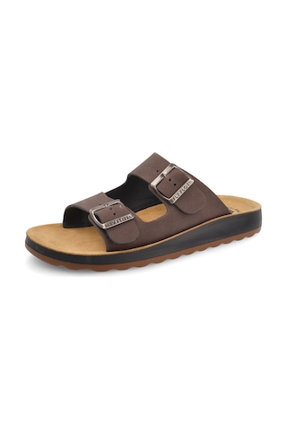Terlik Erkek 78 171 4c Fly Flot Synthetıc Slipper Dark Brown Dark Brown Koyu Kahverengi