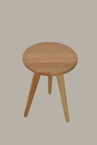 Deco-3002 Ahşap Kayın 3'lü Zigon Sehpa Takımı. Ahşap