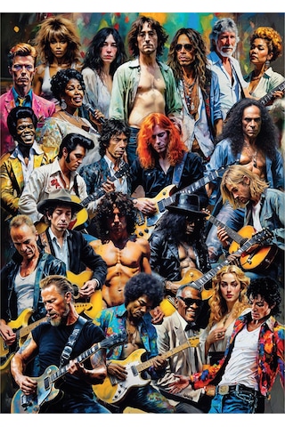 Anatolian 1500 Parçalık Puzzle - Rock Stars 4580