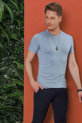Efor Ts 847 Mavi Spor T-shirt Mavi