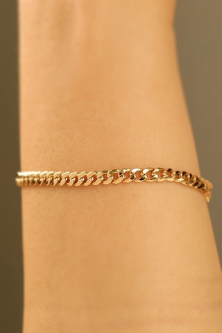 İnce Gurmet Altın Bileklik Çok Renkli