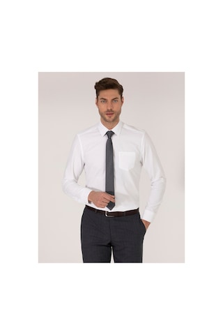 Pierre Cardin Regular Fit Uzun Kollu Klasik Erkek Gömlek Beyaz