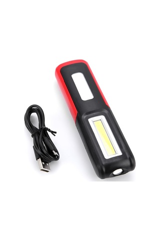 Manyetik Kaymaz Enerji Tasarruflu Cob Çalışma Işığı Ayarlanabilir Braket Siyah