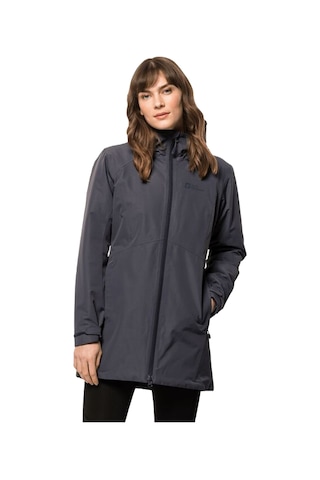 Jack Wolfskin Heidelstein 3in1 Kadın Outdoor Mont 1115681-1388 Antrasit - Gri