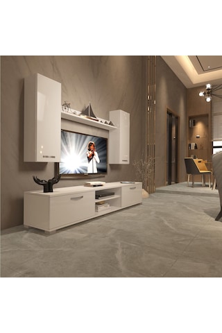 Decoraktiv Eko 5d Slm Dvd Tv Ünitesi Tv Sehpası Beyaz