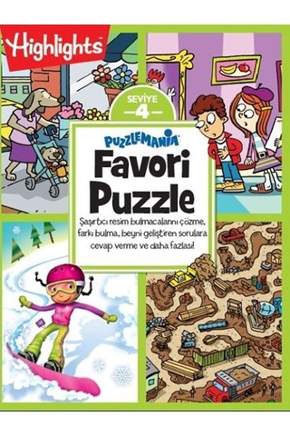 Highlights Puzzlemania Favori Puzzle 4 Lü Set