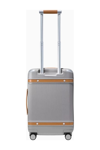 Paravel Aviator Carry-on Plus Kabin Boyu Trolley Valiz, Skyline Silver Gümüş