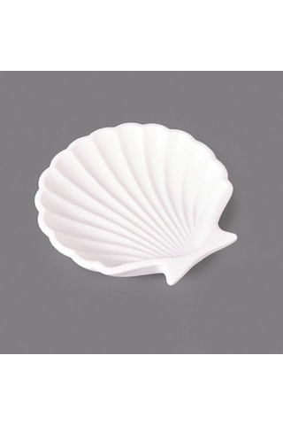 Evidea Deco İstiridye Dekor - Beyaz - 10 Cm