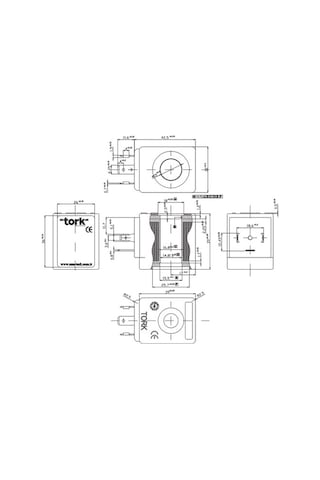 Tork C40 Serisi Ip65 Standart Solenoid Valf Bobini 220 Vac