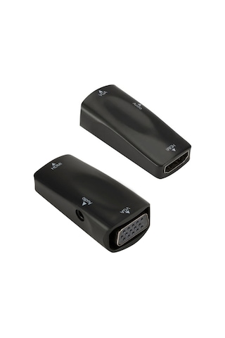 Wozlo HDMI to VGA Dişi Dişi Çevirici Dönüştürücü Adaptör