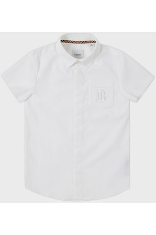 Burberry Çocuk Gömlek 8048278 Whıte Beyaz
