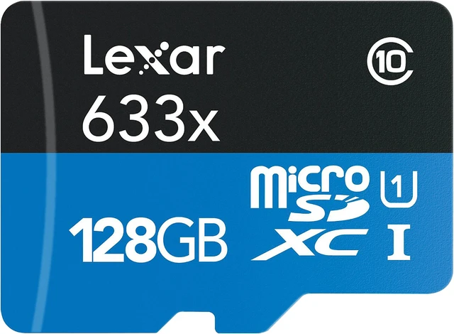Lexar 128gb Mivro Sdxc Uhs-ı Memory Card With Usb Adapter Class 10