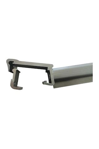 Balkon Çamaşır Kurutma Askısı Alüminyum Küpeşte Askılığı Kurutmalık Bronz Kare 6x2.5 cm Bronz