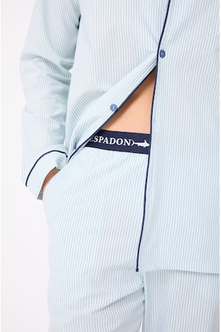 L'espadon Marısılk Premium Dokuma Uzun Kollu Uzun Paçalı Erkek Pijama Takımı-3320 Nane Yeşili