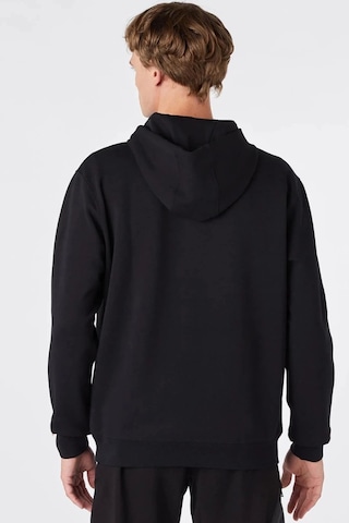 Nautica Erkek Siyah Standart Fit Kapüşonlu Sweatshirt Siyah