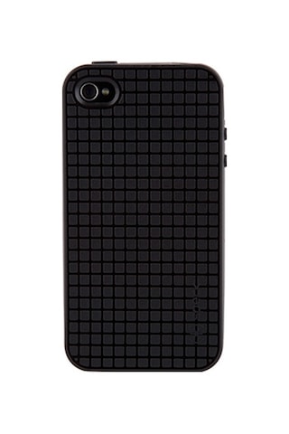 Speck Apple Uyumlu iPhone 4s/4 İle Pixelskin Hd Silikon Kılıf Siyah Siyah