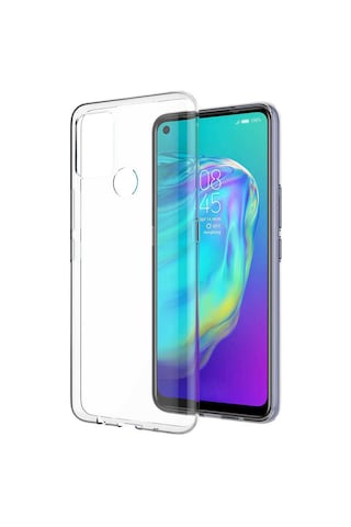 Tecno Pova Kılıf Zore Süper Silikon Kapak Renksiz