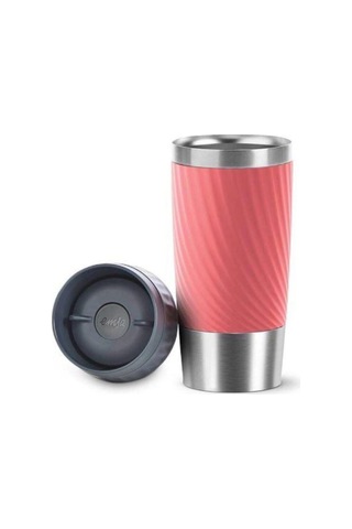Tefal Travel Mug Termos Easy Twist Pastel Kırmızı 0.360 Lt
