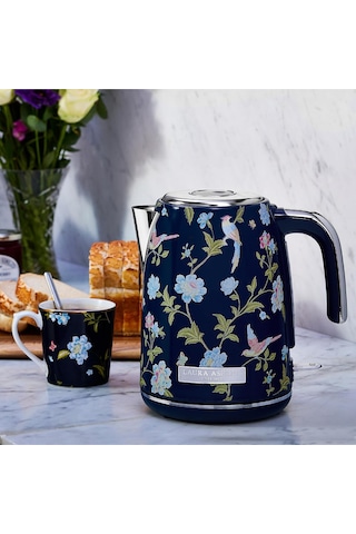 Laura Ashley Elveden Navy 1.7 L Kablosuz Çelik Su Isıtıcı