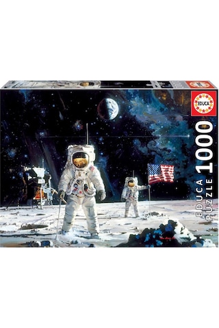 Educa 18459 Ay'Da İlk Erkek Puzzle (1000 Parça)