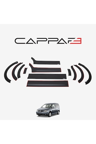 Volkswagen Caddy 2010-2015 Yıl Aralığı Uyumlu Uzun Şase Sol Sürgü Dodik Seti 12 Parça