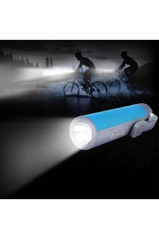 Gajeena Mavi Bluetooth Hoparlör, 5200mah Power Bank, Flaş Işık, Telefon Stantı, Uzatılabilir Selfie Çubuğu Ve Ellerden Uzak Arama Desteği