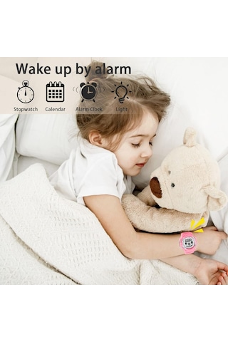 5-12 Yaş Çocuklar İçin Alarmlı Su Geçirmez Çok Fonksiyonlu Spor Açık Hava Kol Saati Erkek Kız Çocuk Dijital Saat Diğer