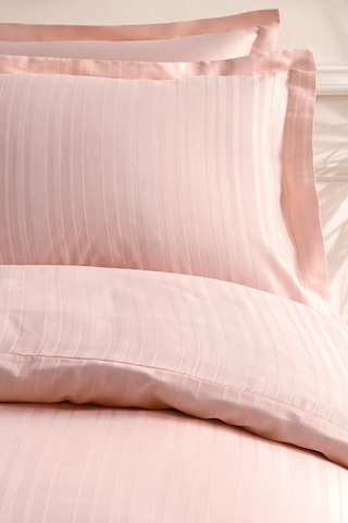 Puffy Melvin Çift Kişilik XL Bambu Saten Nevresim Takımı - Pudra