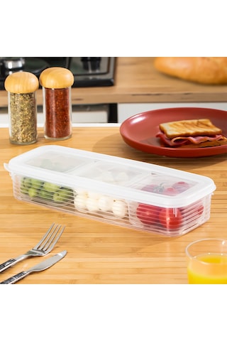 Porsima 4368 Freshlock Vakumlu Kahvaltılık Çok Amaçlı Saklama Kabı Kahvaltı Seti Şeffaf