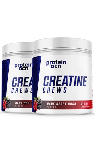 Proteinocean CREATINE CHEWS 60 Tablet x 2 Adet / Dark Berry Rush